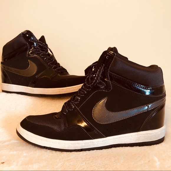 nike force wedge sneakers